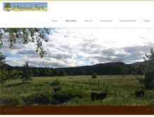 Tablet Screenshot of mossbackfarm.com